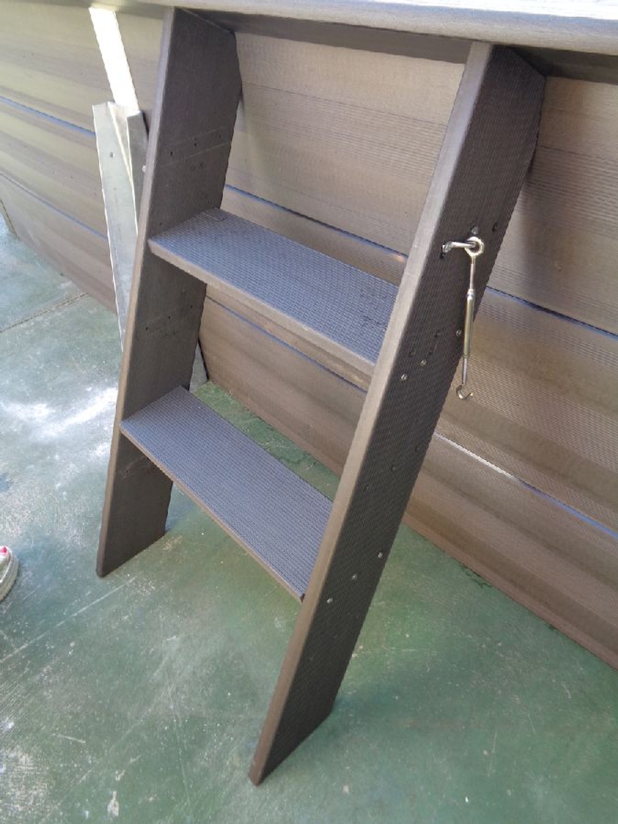 Gré Avantgarde composiet zwembad - 326 x 186 x 96 cm - trap