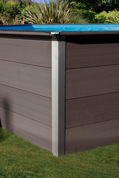 Gré Avantgarde composiet zwembad - 466 x 326 x 124 cm - wand