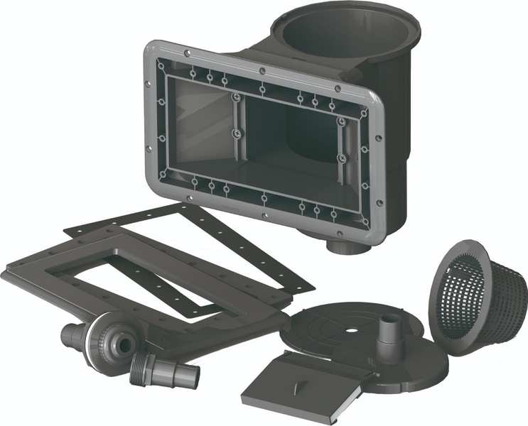 Gré Avantgarde composiet zwembad - 606 x 326 x 124 cm - inbouwdelen