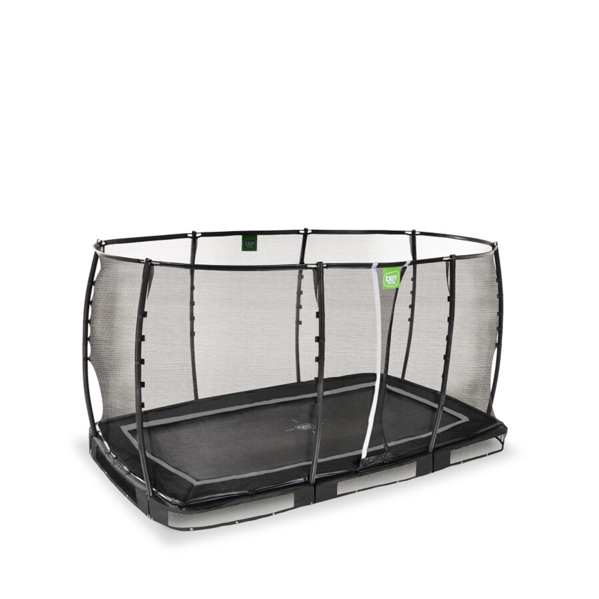 Exit Allure Premium InGround trampoline - 214 x 366 cm - Zwart