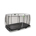 Exit Allure Premium InGround trampoline - 214 x 366 cm - Zwart
