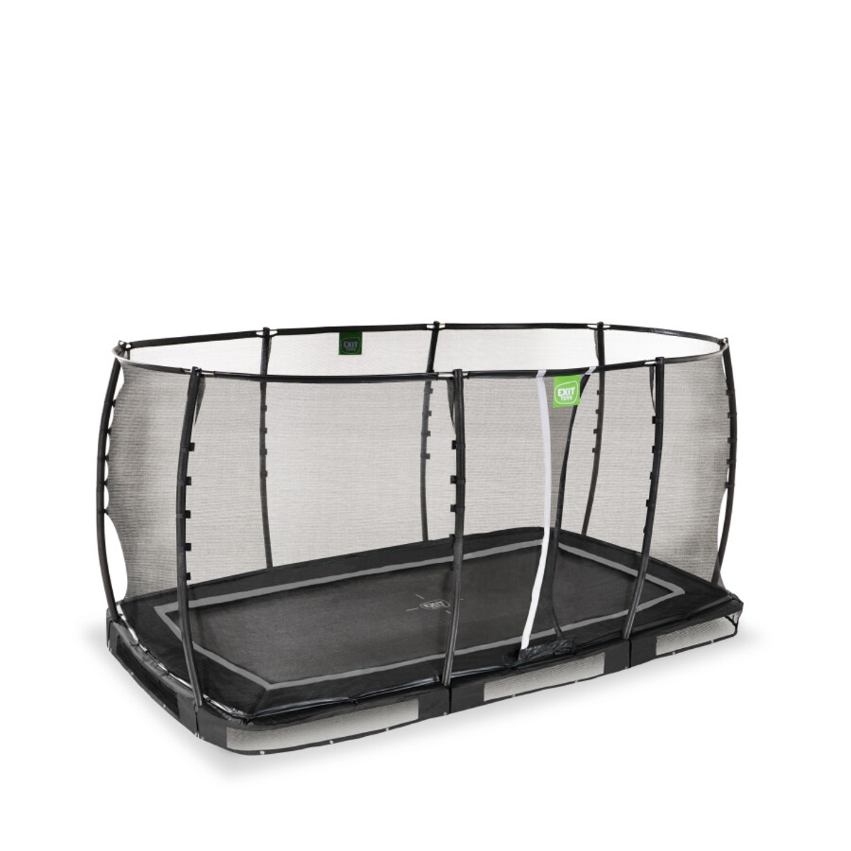 Exit Allure Premium InGround trampoline - 244 x 427 cm - Zwart