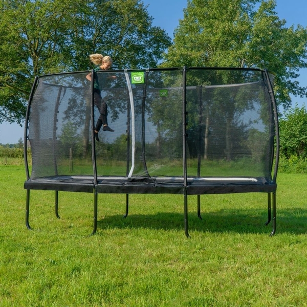 EXIT Allure Classic trampoline 214x366cm - zwart