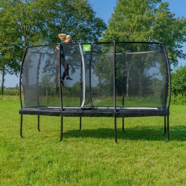 EXIT Allure Premium trampoline 214x366cm - zwart