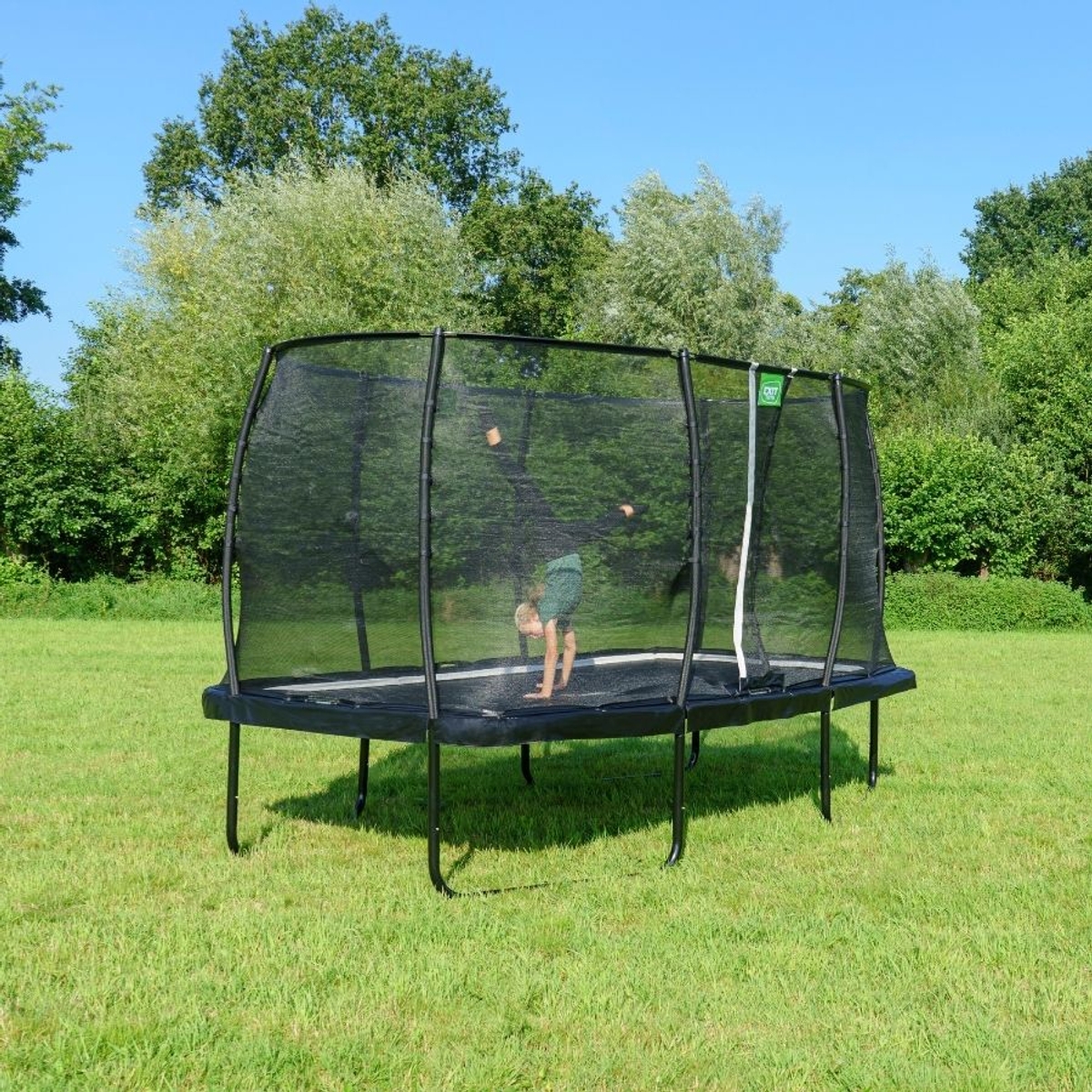 EXIT Allure Classic trampoline 244x427cm - groen