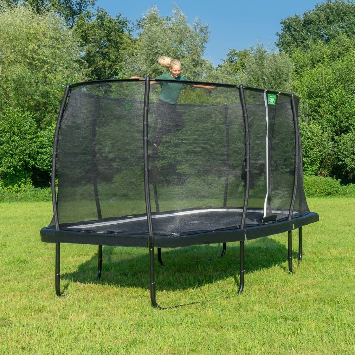 EXIT Allure Classic trampoline 244x427cm - groen