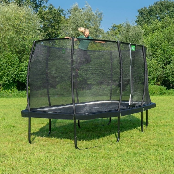 EXIT Allure Premium trampoline 244x427cm - zwart