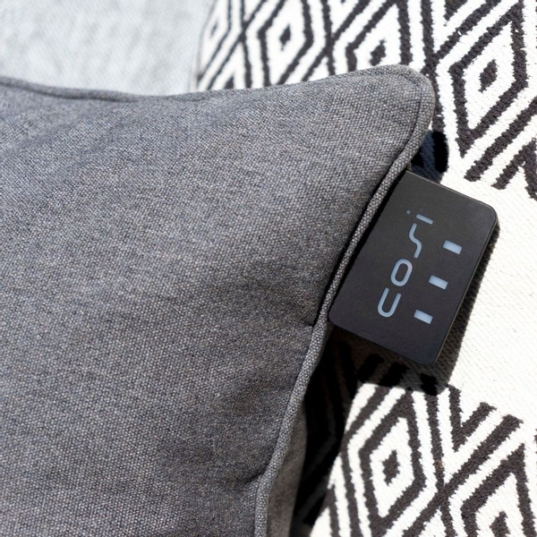 Cosi Solid warmtekussen vierkant - grijs