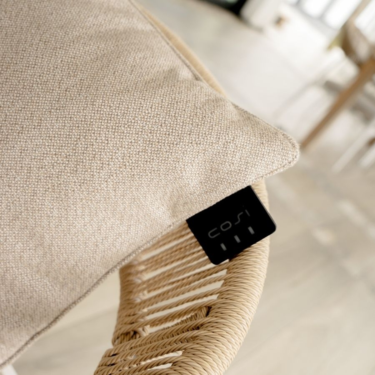 Cosi Knitted warmtekussen vierkant - natural