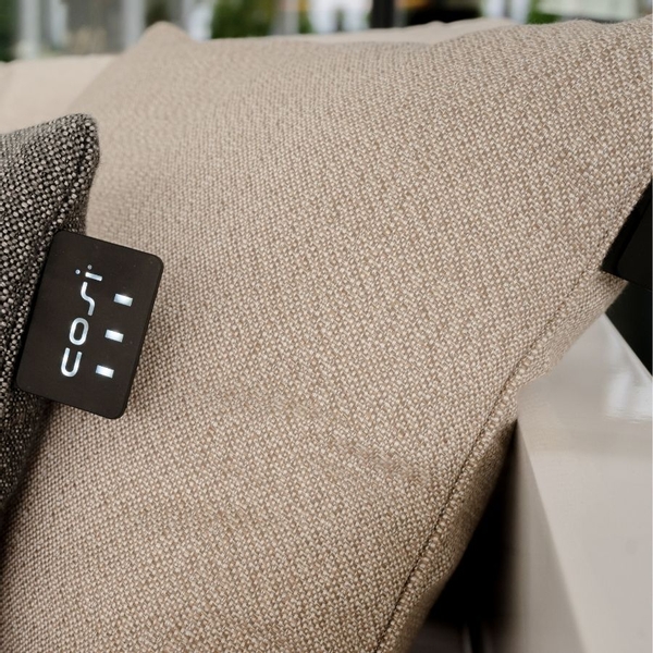 Cosi Knitted warmtekussen vierkant - natural