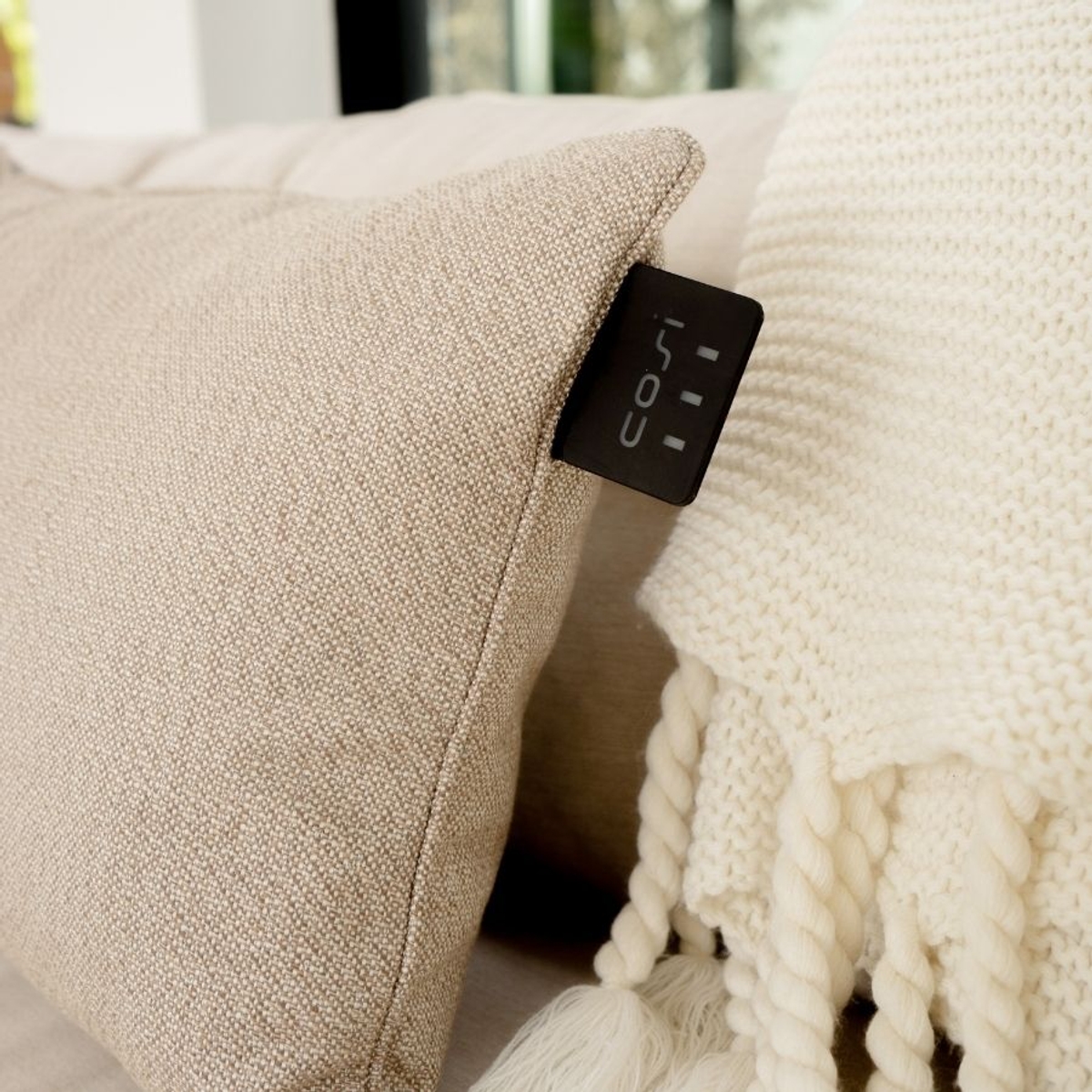 Cosi Knitted warmtekussen rechthoek - natural