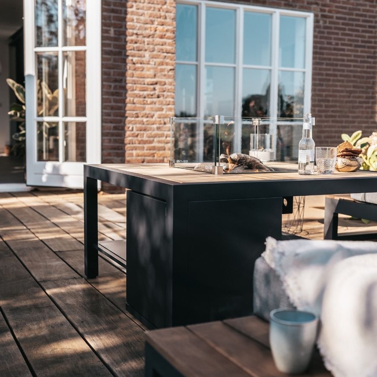 Cosi Cosiflow 120 vuurtafel - teak