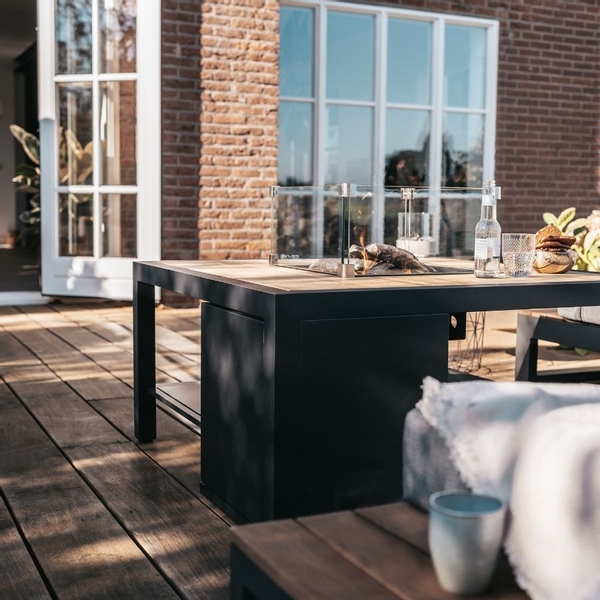 Cosi Cosiflow 120 vuurtafel - teak