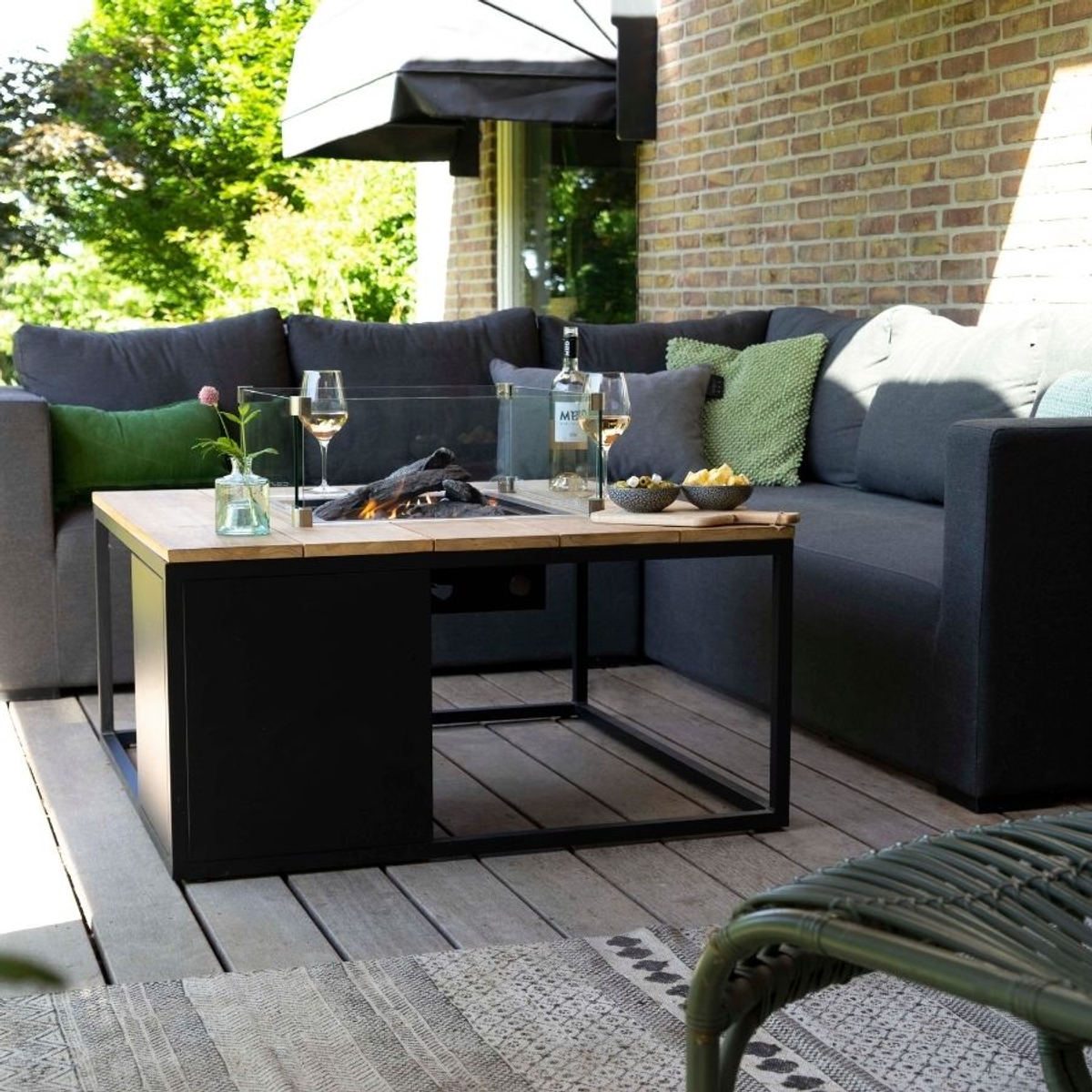 Cosi glasset vierkant - L