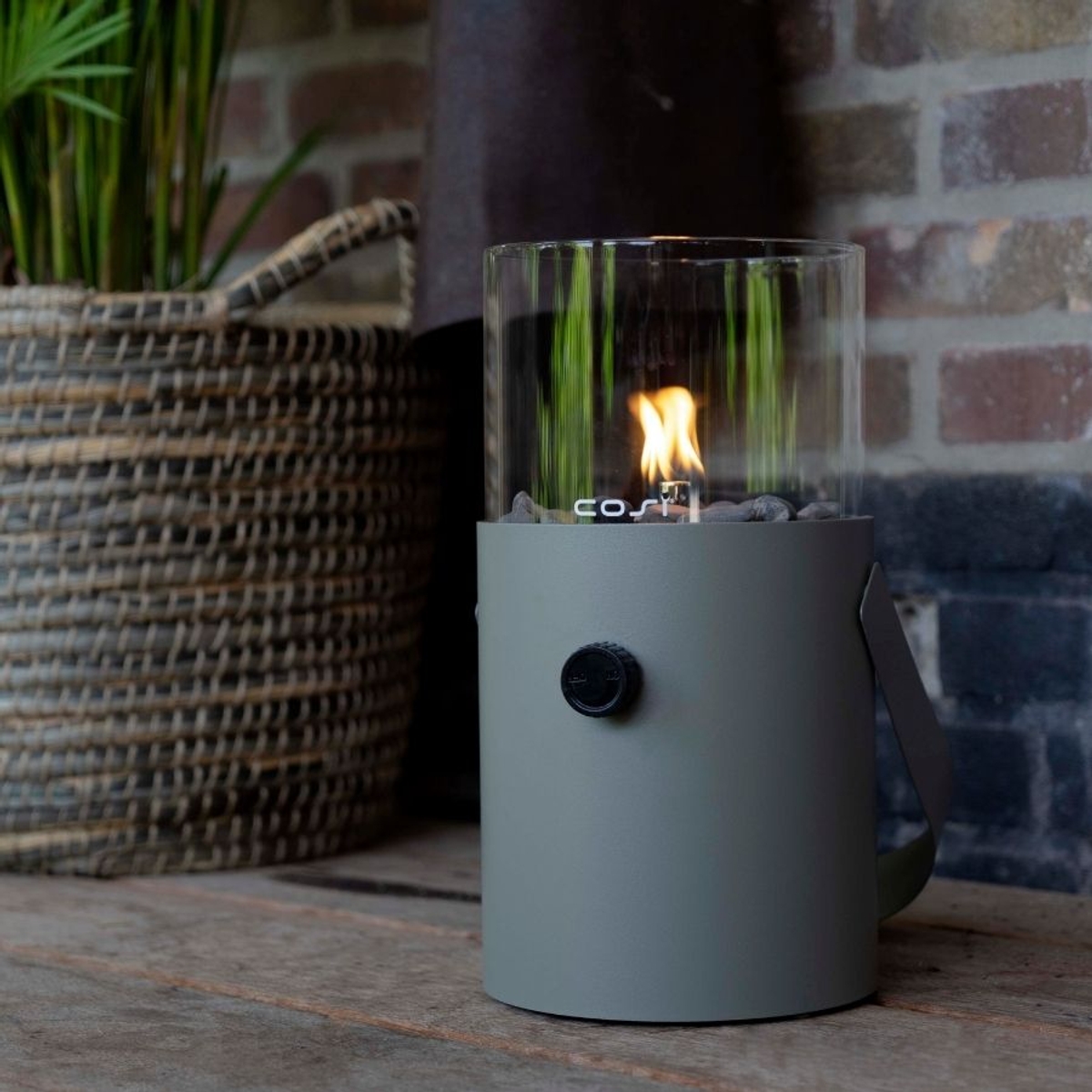 Cosi Cosiscoop Original gaslantaarn - olijfgroen