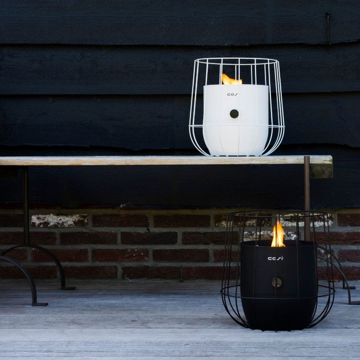 Cosi Cosiscoop Basket gaslantaarn - zwart