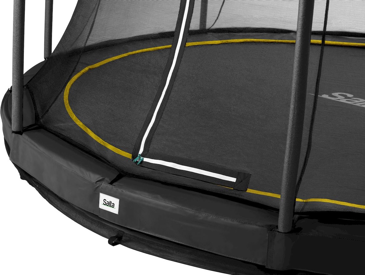 Salta Comfort Edition InGround trampoline - ⌀ 366 cm - Zwart - beschermrand