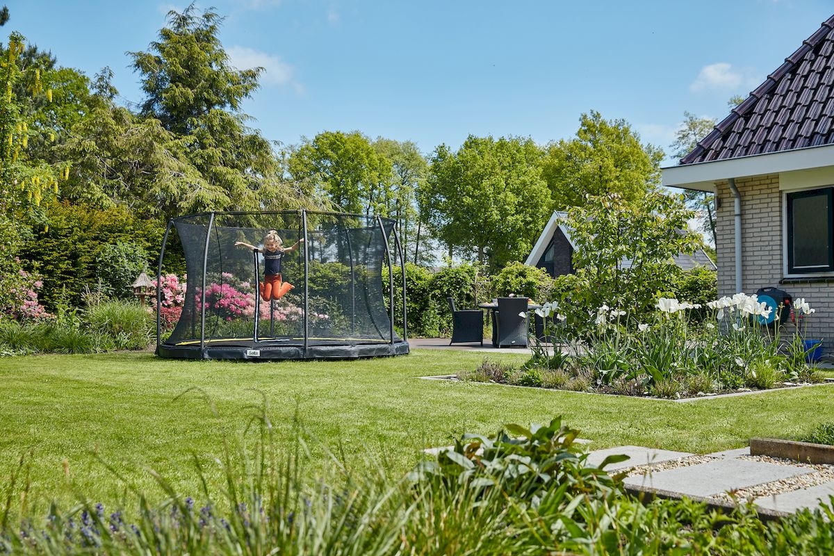 Salta Comfort Edition InGround trampoline - Ø 396 cm - Zwart