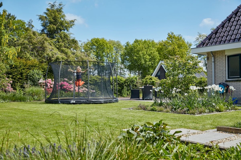 Salta Comfort Edition InGround trampoline - Ø 396 cm - Zwart