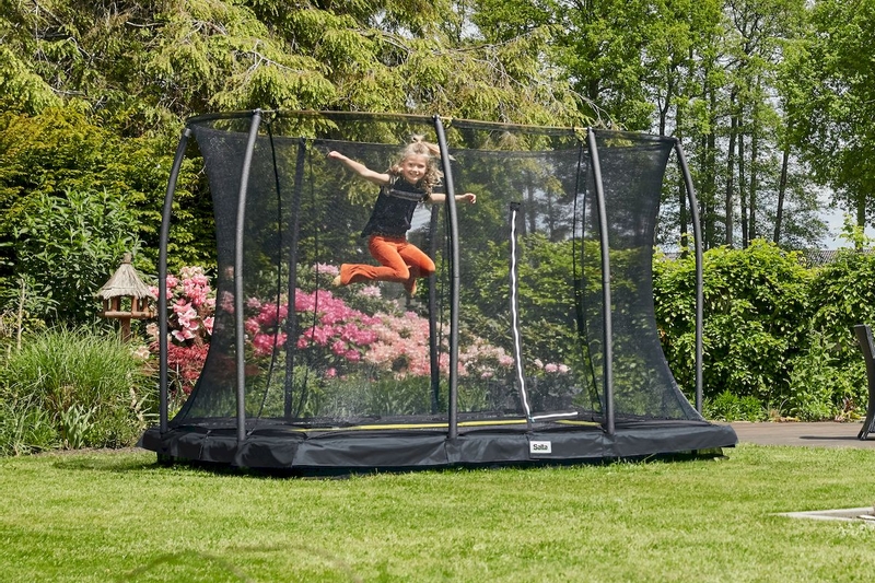 Salta Comfort Edition InGround trampoline - 305 x 214 cm - Zwart