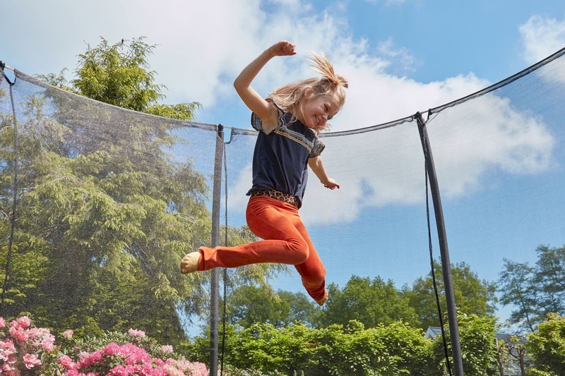 Salta Comfort Edition InGround trampoline - 305 x 214 cm - Zwart