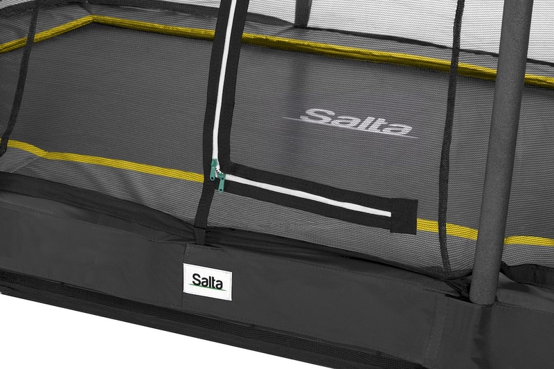 Salta Comfort Edition InGround trampoline - 366 x 244 cm - Zwart - beschermrand