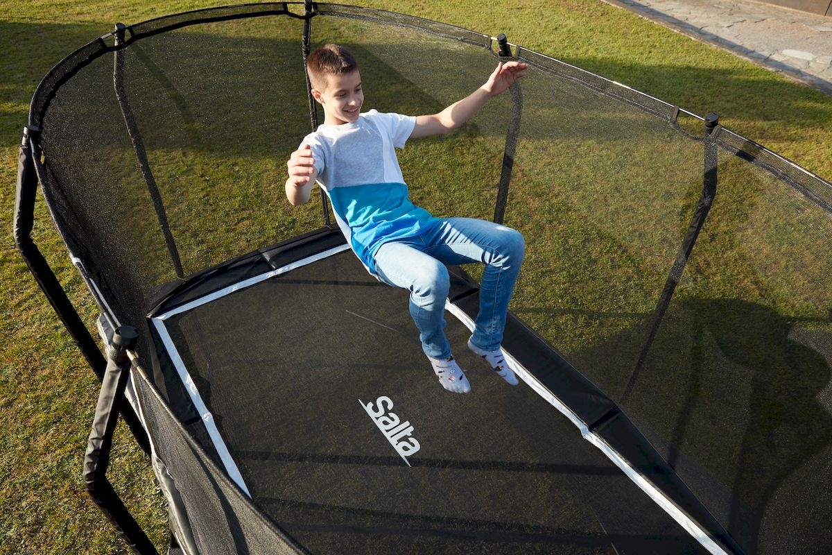 Salta Premium Edition Trampolin 305 x 214 cm Schwarz