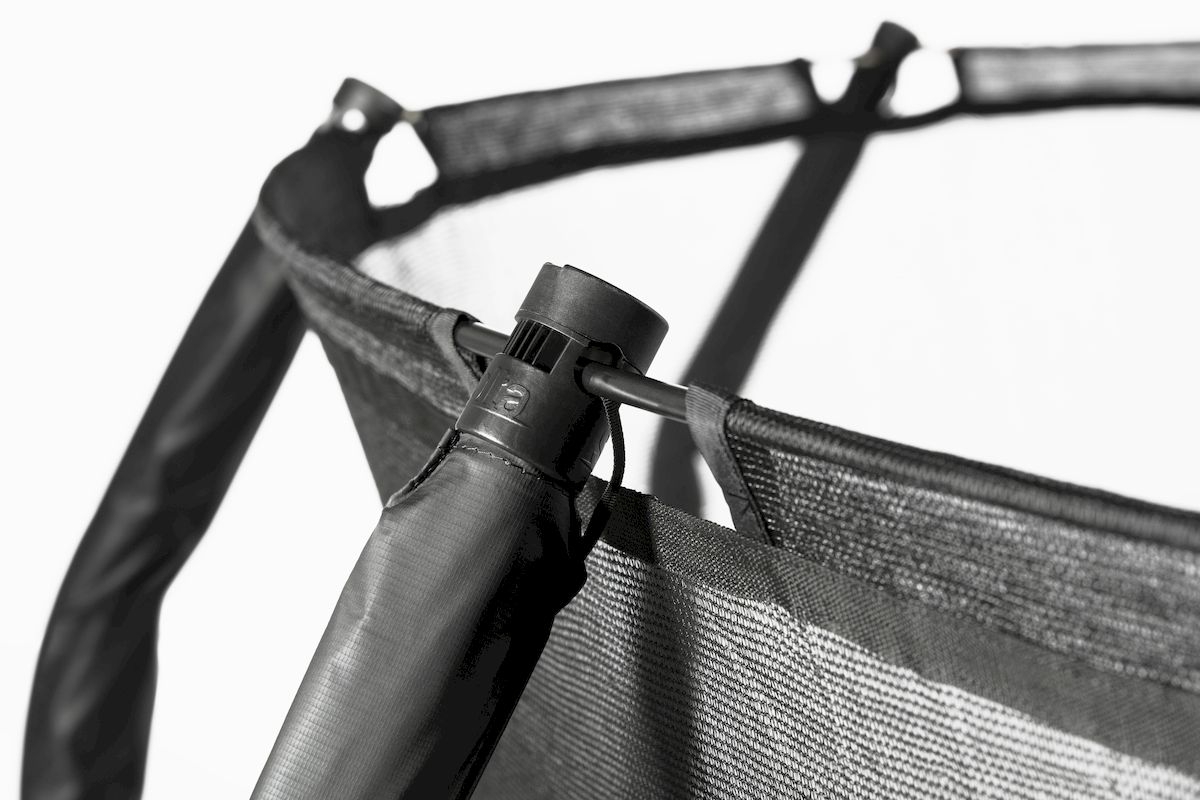 Salta Premium Edition trampoline - 396 x 244 cm - Zwart - bevestiging veiligheidsnet