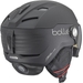 Bollé V-Ryft Pure Visor skihelm - Mat Zwart - Blauwe lens