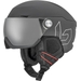 Bollé V-Ryft Pure Visor skihelm - Mat Zwart - Blauwe lens