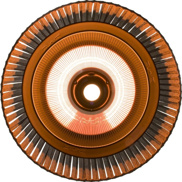 Sunred Heater Artix Hanging Grey 1800 terrasverwarmer onderkant