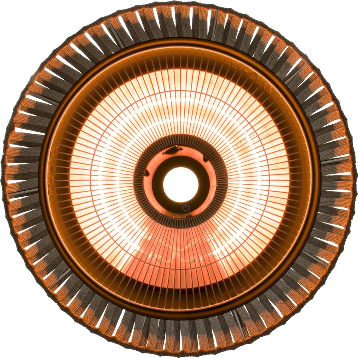 Sunred Heater Artix Hanging Grey 1500 terrasverwarmer onderkant