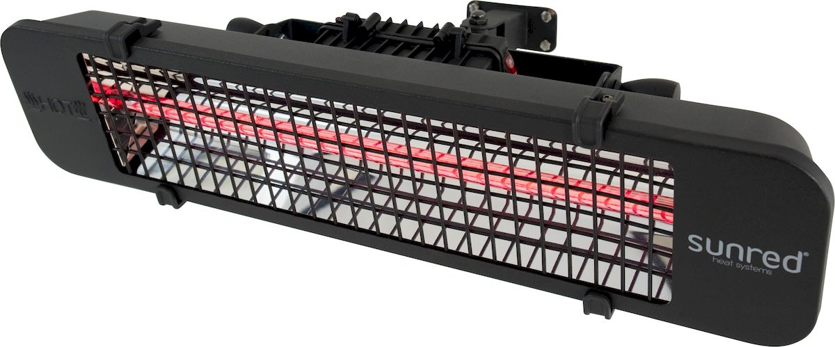 Sunred Heater Sunred Dark Vintage Wall 2500 terrasverwarmer schuin