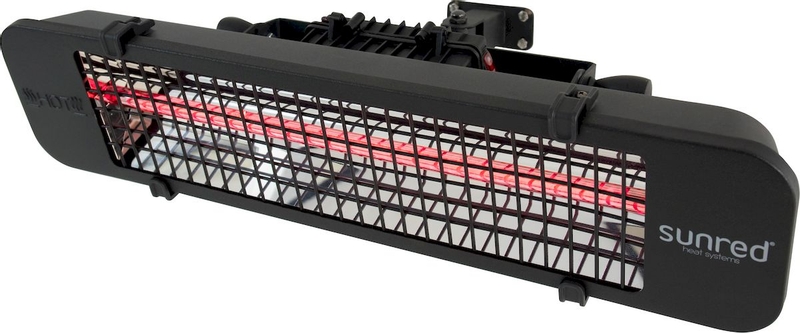 Sunred Heater Sunred Dark Vintage Wall 2500 terrasverwarmer schuin