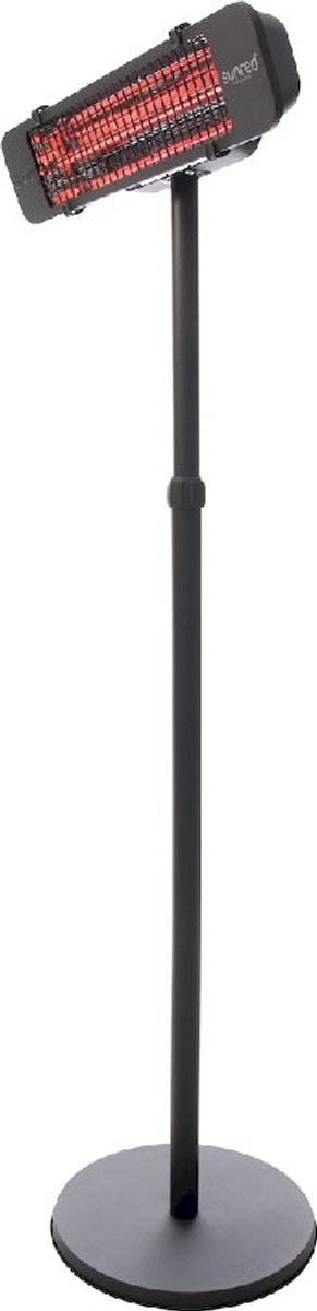 Sunred Heater Dark Vintage Standing 2500 terrasverwarmer schuin