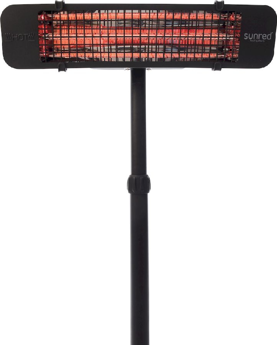 Sunred Heater Dark Vintage Standing 2500 terrasverwarmer detail