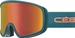 Cébé Striker EVO Lagoon skibril - Mat Oranje - Donkerrode + Grijze lens