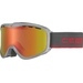 Cébé Ridge OTG Skibril - Mat Grijs - Rode lens