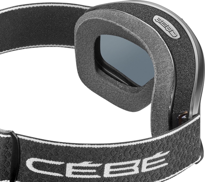 Cébé Junior Hoopoe skibril - Mat Zwart - Zwarte lens