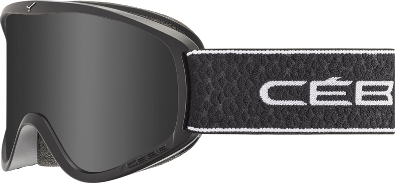 Cébé Junior Hoopoe skibril - Mat Zwart - Zwarte lens