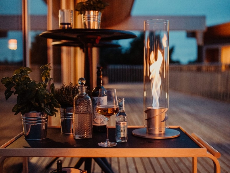 Höfats Spin 120 Tafelvuur - Grijs