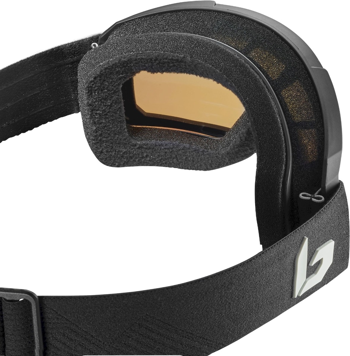 Bollé Maddox skibril - Mat Zwart - Blauwe lens