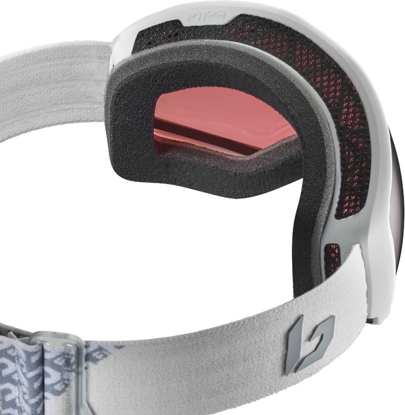 Bollé Laika skibril - Mat Wit - Rode lens