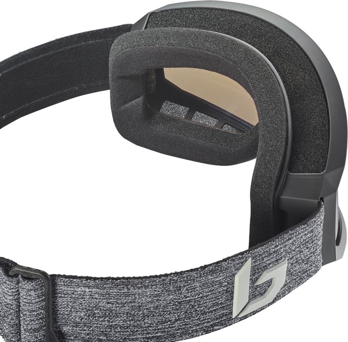 Bollé Y7 OTG skibril - Zwart -  Zwarte lens