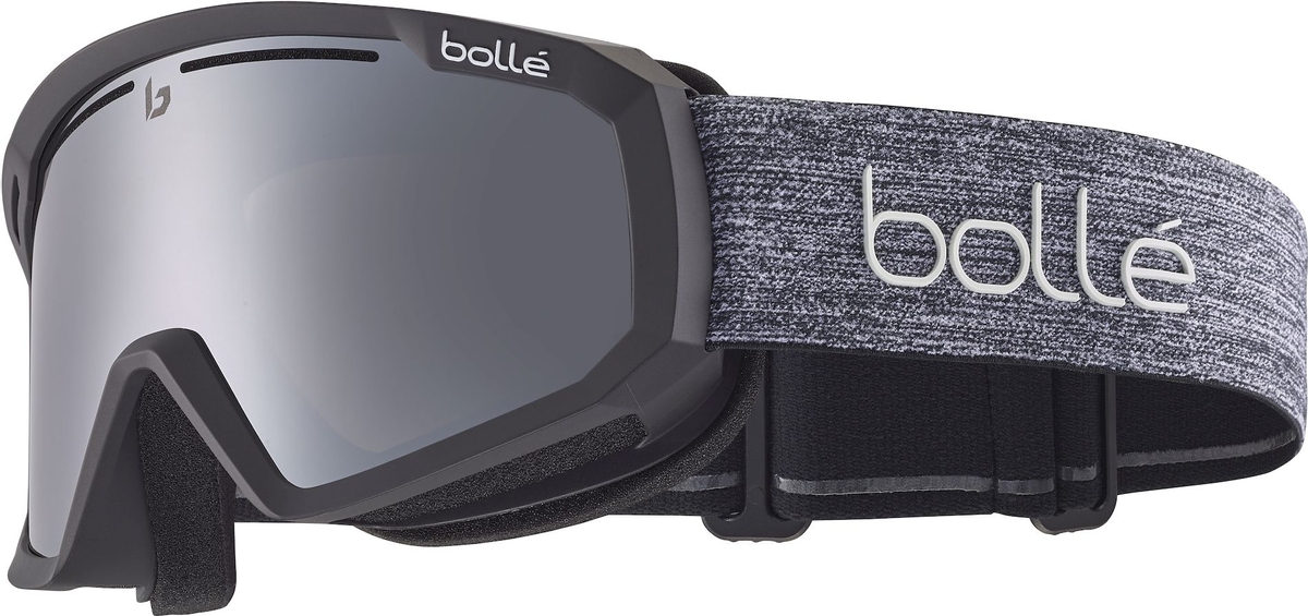 Bollé Y7 OTG skibril - Zwart -  Zwarte lens