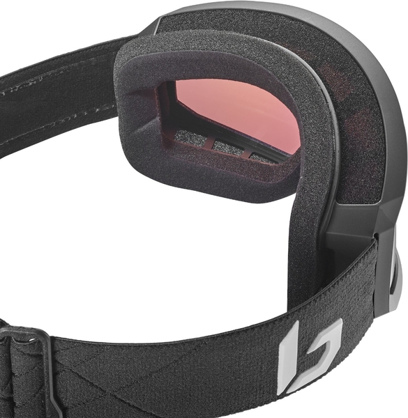 Bollé Y7 OTG skibril - Mat Zwart - Rode lens