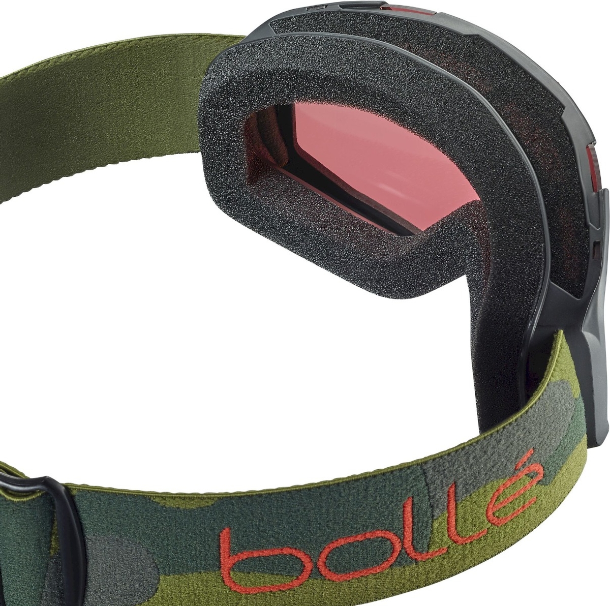 Bollé Junior Rocket skibril - Camouflage - Rode lens