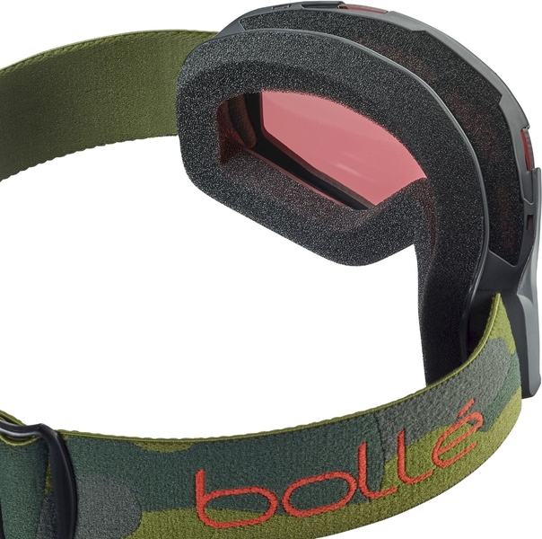 Bollé Junior Rocket skibril - Camouflage - Rode lens