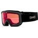 Sinner Duck Mountain skibril kind - Mat Zwart - Rode lens