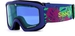 Sinner Duck Mountain skibril kind - Mat Blauw - Blauwe lens